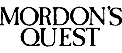 Mordon's Quest logo for Commodore 64